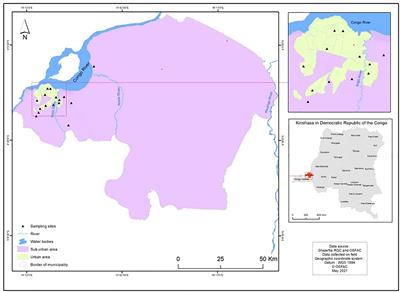 Physicochemical Characteristics of Aedes Mosquito Breeding Habitats in Suburban and Urban Areas of Kinshasa, Democratic Republic of the Congo